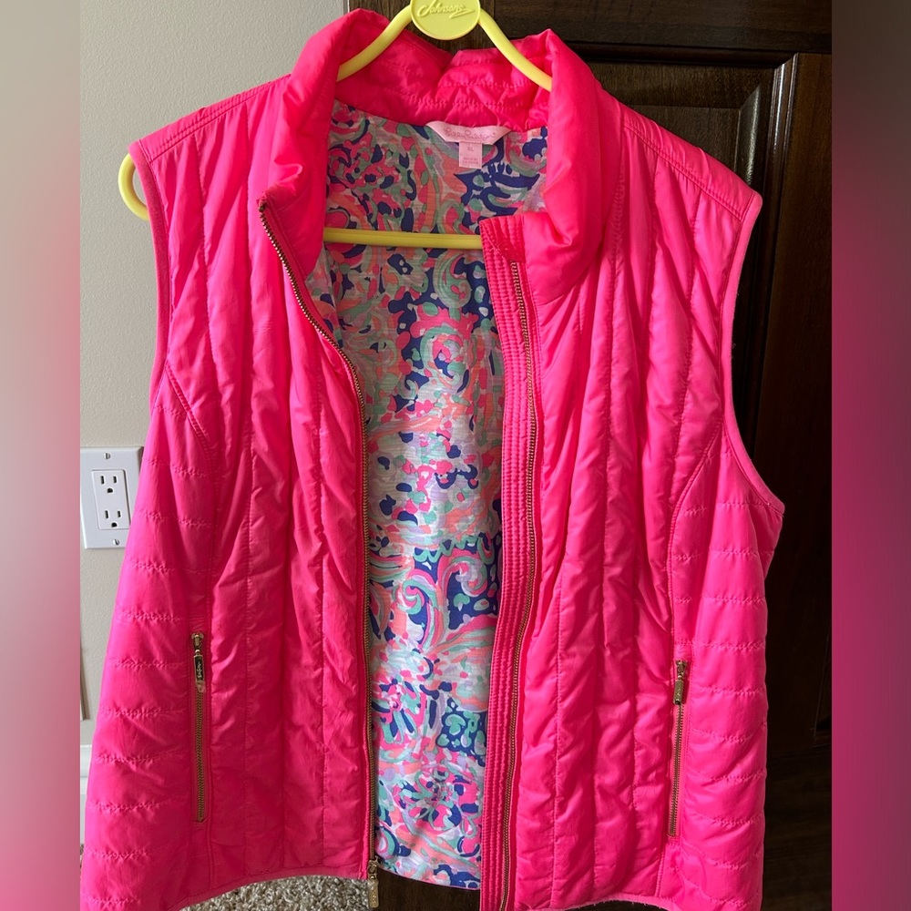 Lily Pulitzer Bright Pink vest